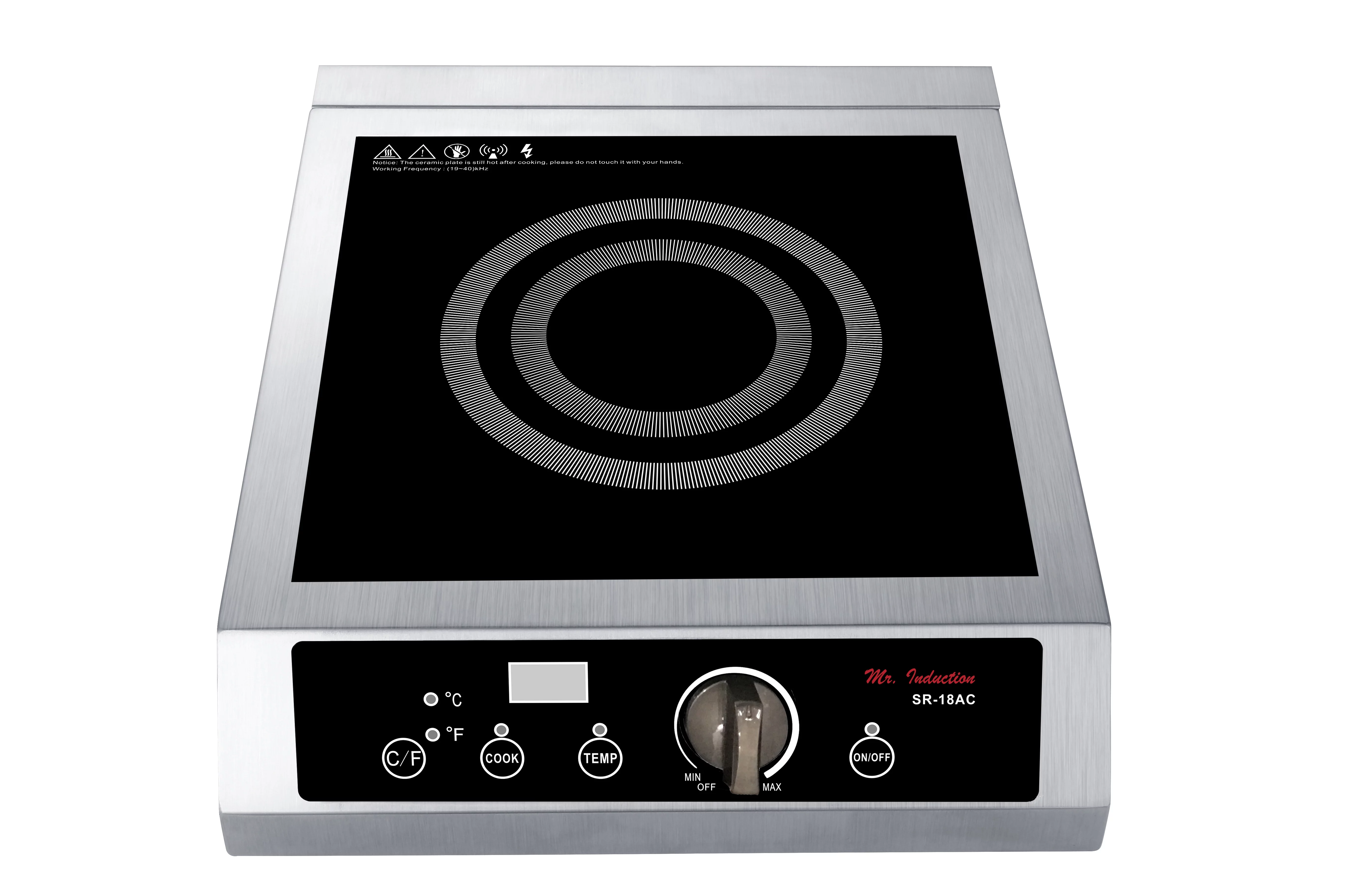 Sunpentown SR-18AC 1800W Countertop Commercial Range