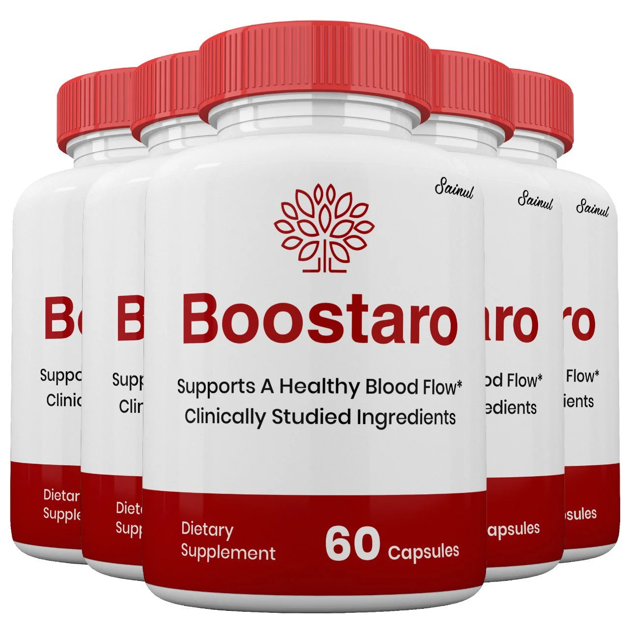 Boostaro Blood Flow Pills, Boostaro ed Capsules, Maximum Strength for Male Health, Boostaroo Male Supplement (5 Pack)