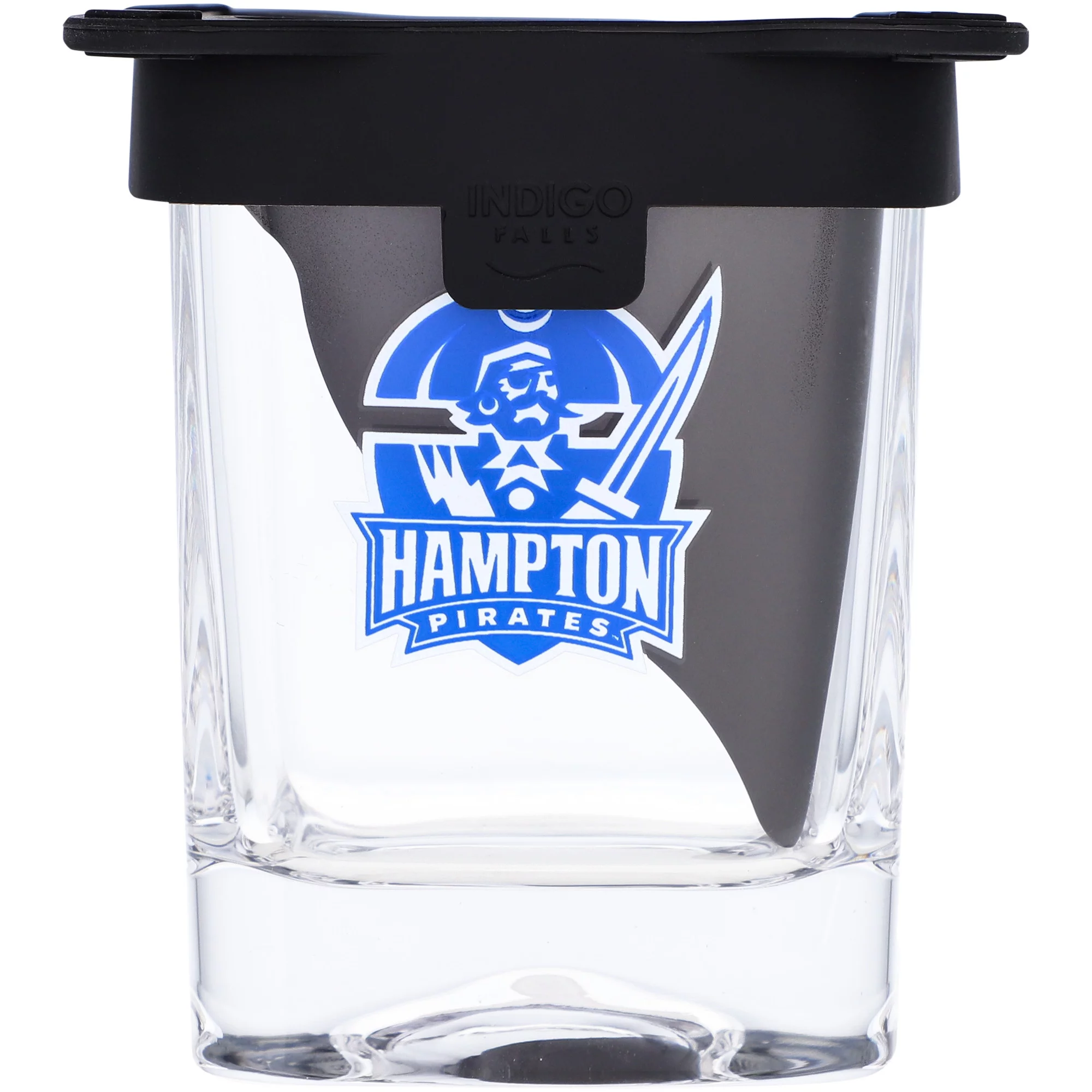 Hampton Pirates 10oz. Ice Wedge Glass