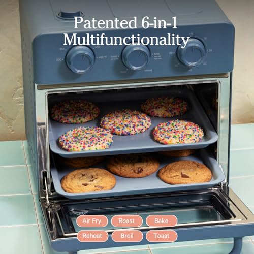 Our Place Wonder Oven | 6-in-1 Air Fryer & Toaster Oven with Steam Infusion | Compact, Countertop Friendly, Fast Preheat, Multifunctional | Air Fry, Toast, Roast, Bake, Reheat & Broil | Char