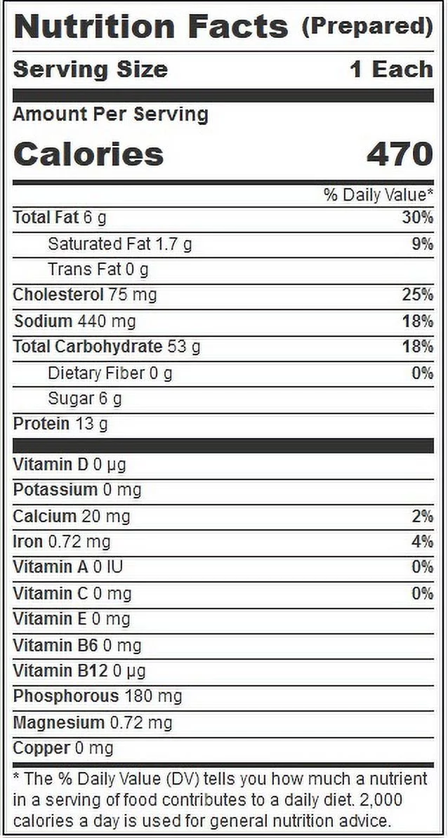 Golden Gourmet Breaded Baked Fish over Baby Limas Beans and Corn, 11.2 Ounce -- 20 per case