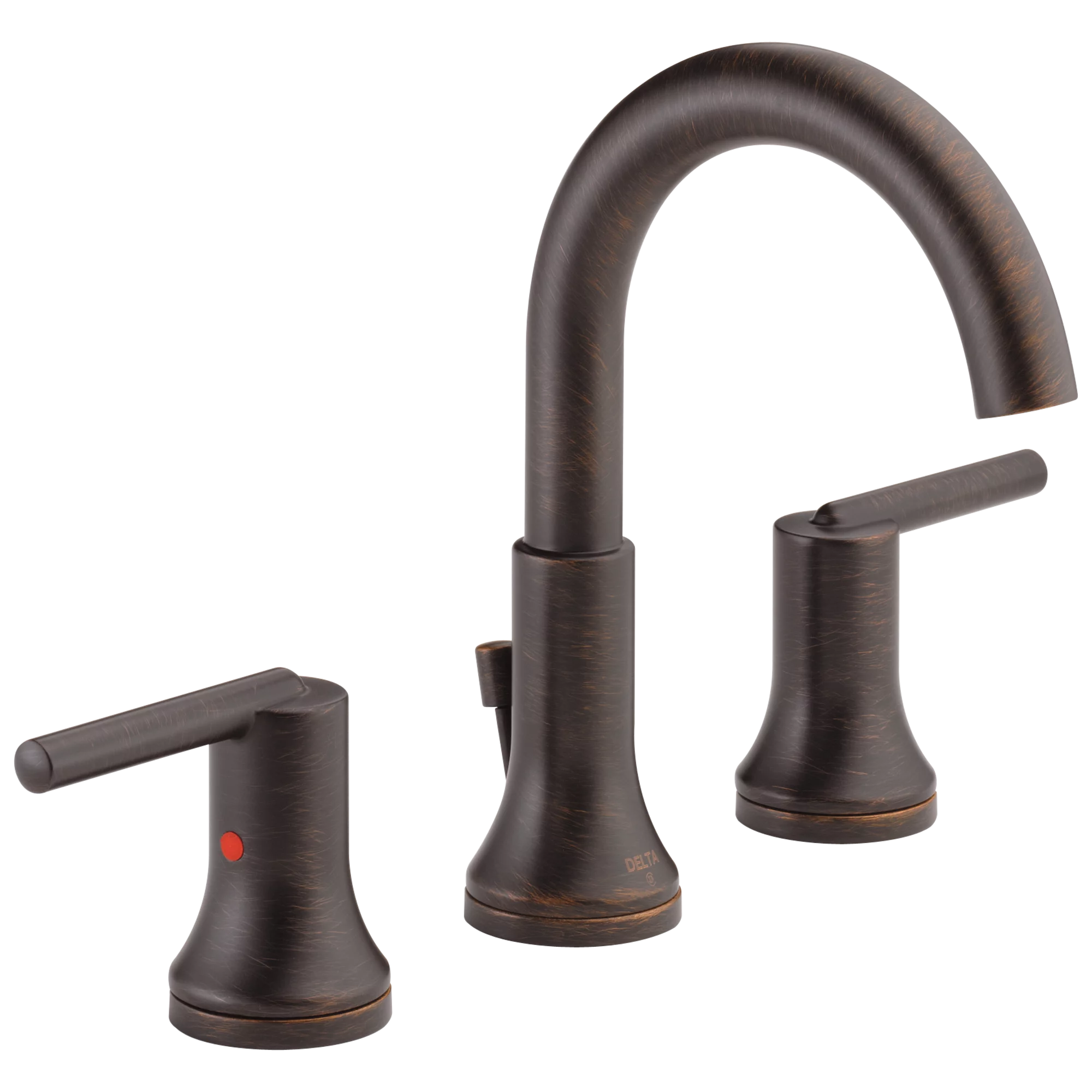 Delta Trinsic Two Handle Widespread Bathroom Faucet in Venetian Bronze 3559-RBMPU-DST