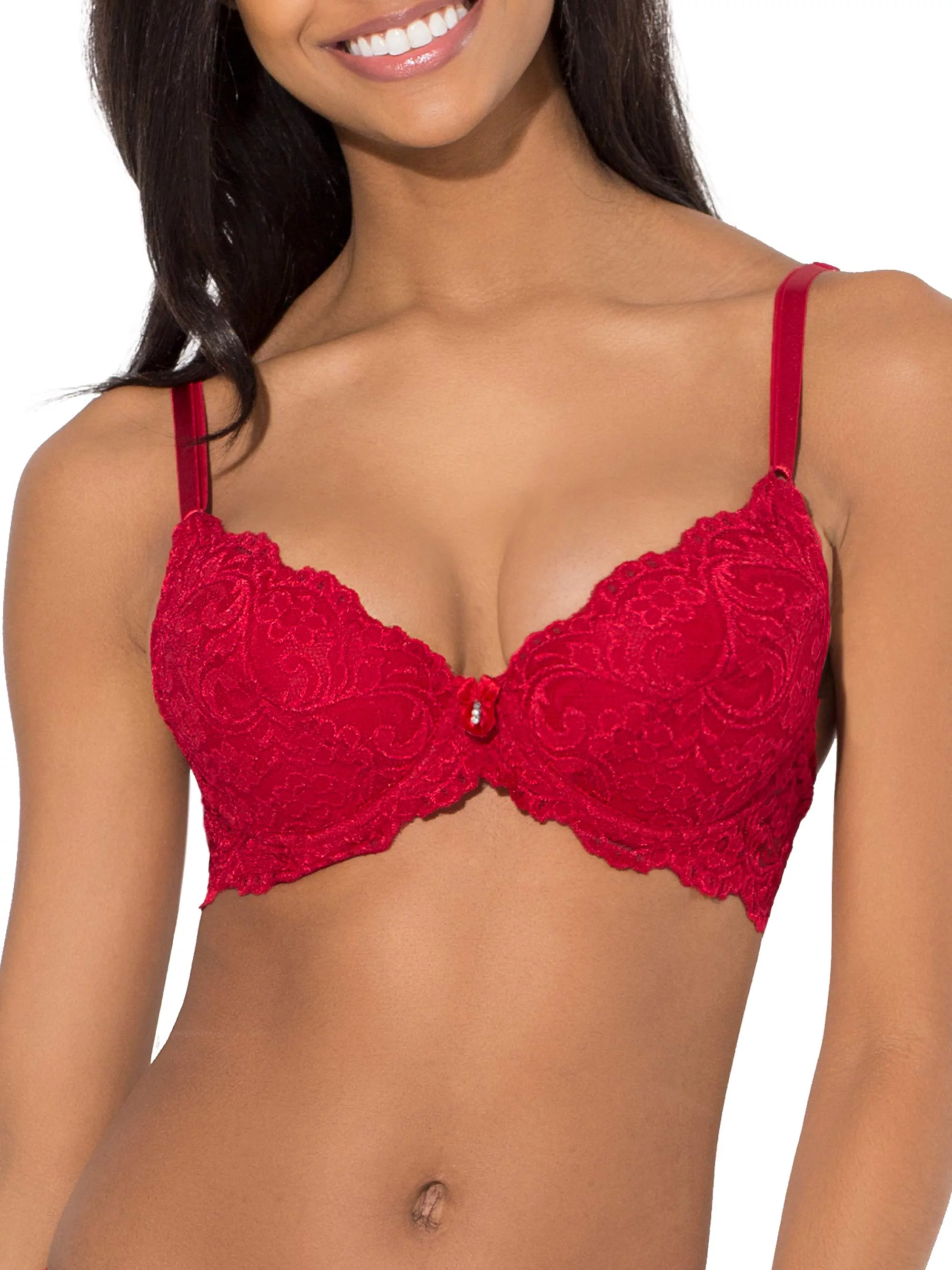 Smart & Sexy Women's Signature Lace Push-up Bra, Style-85046