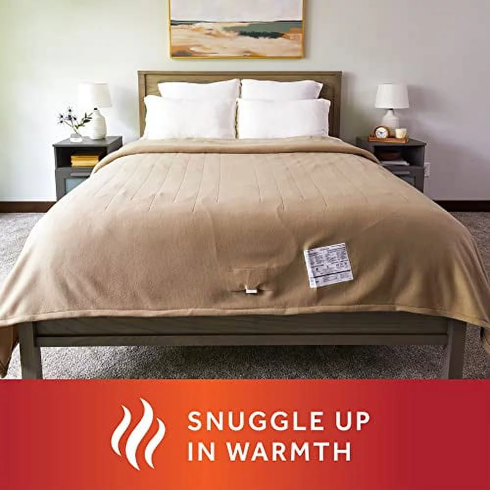 Sunbeam Royal Ultra Mushroom Heated Blanket - Full (Used)