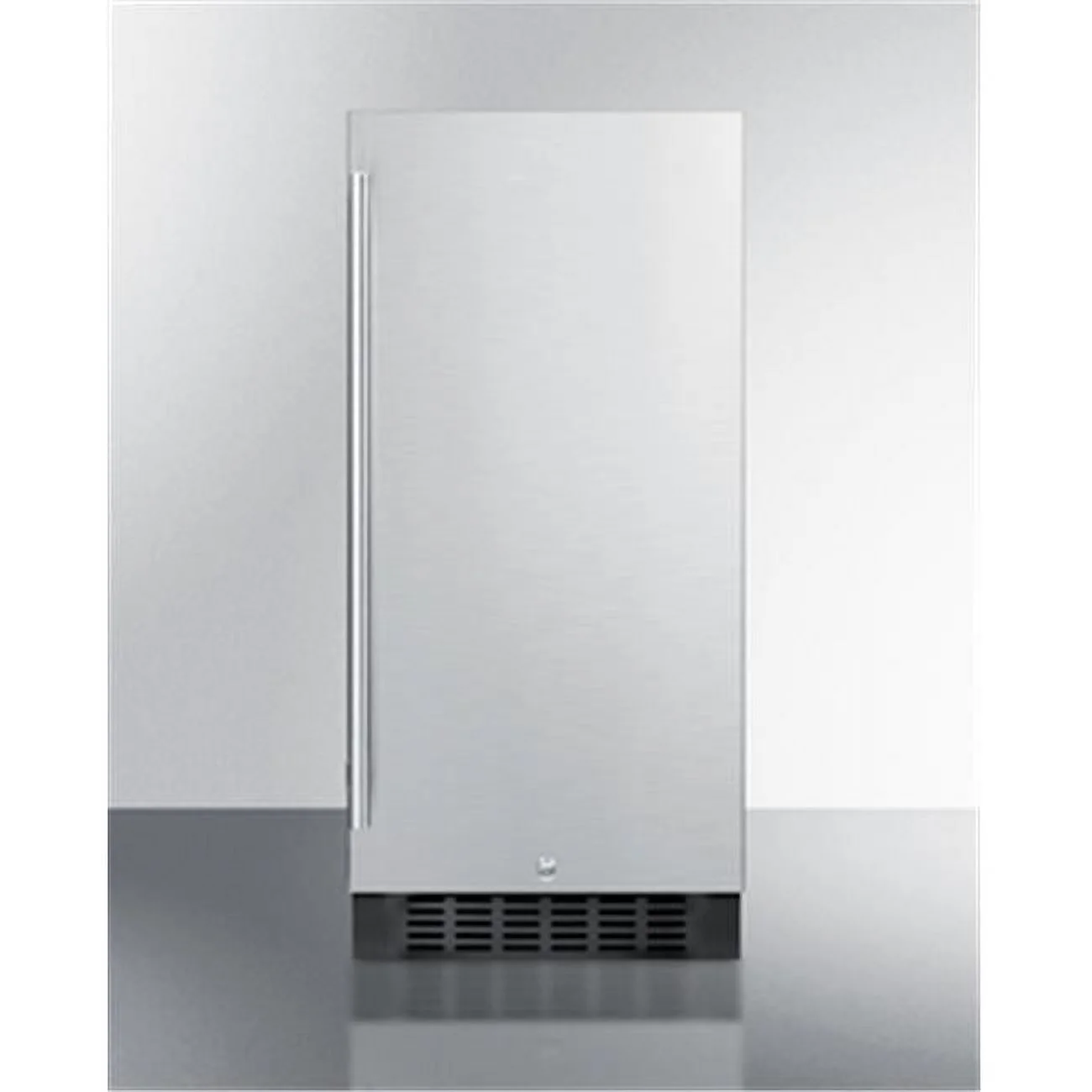 15 in. Built-In Outdoor Residential Refrigerator with Lock & Digital Thermostat - Stainless Steel