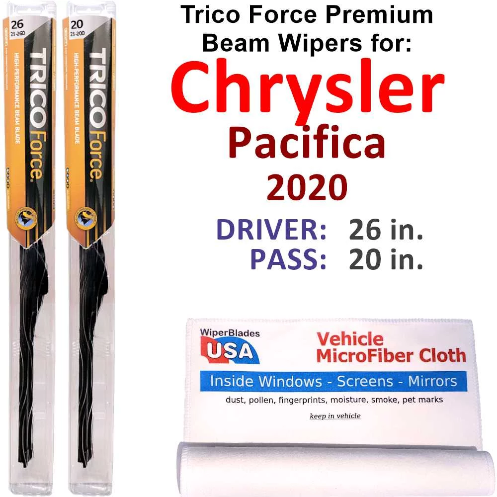 2020 Chrysler Pacifica Performance Beam Wipers (Set of 2)