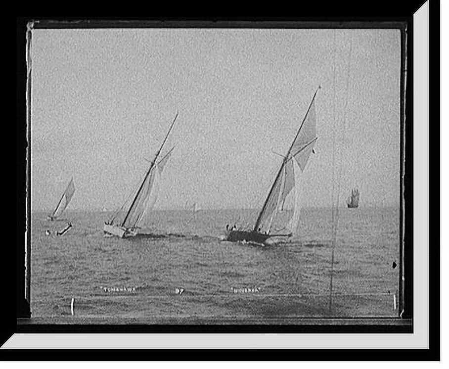 Historic Framed Print, Tomahawk [and] Minerva, 17-7/8