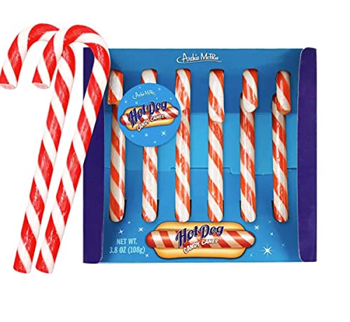 Archie McPhee Hot Dog Candy Canes