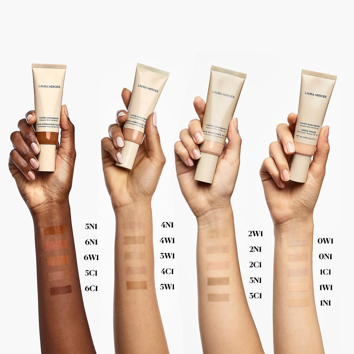 Laura Mercier Mini Tinted Moisturizer Natural Skin Perfector Broad Spectrum SPF 30 - 3C1 Fawn - medium cool - 0.85 oz/25 mL