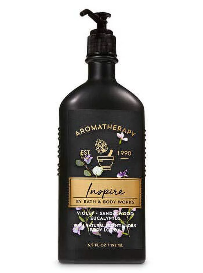 Bath & Body Works Aromatherapy Inspire Violet Sandalwood Eucalyptus Body Lotion (3)