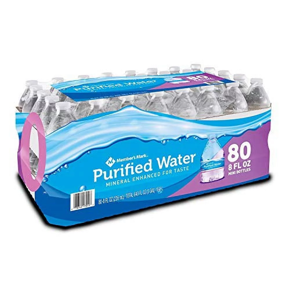 Purified Water 8 Oz. Pk. A1 Bottle, 80