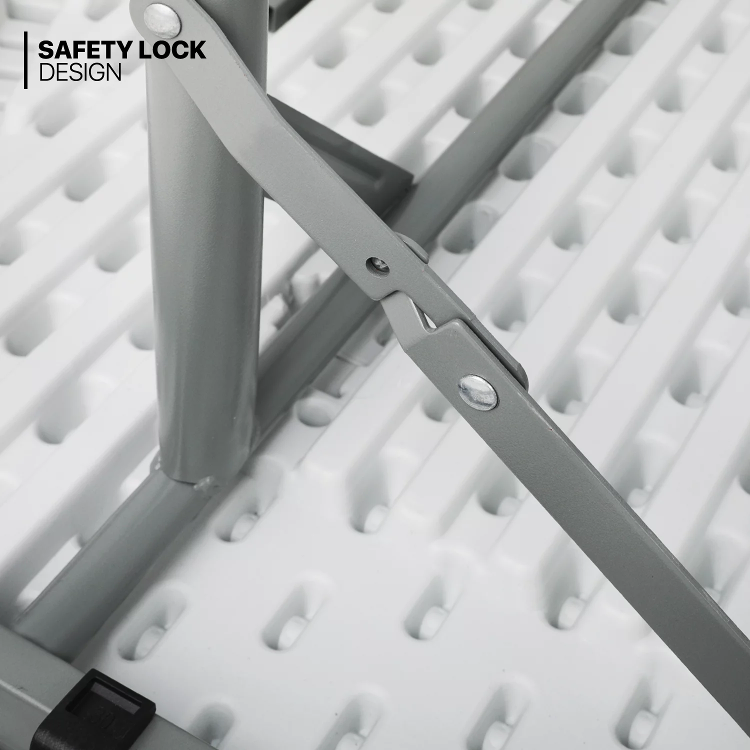 Magshion 7 Pieces 4.5 FT Folding Round Table and Chair Set, Event Wedding Card Desk with Handle and Foldable Stools with Steel Frame, White