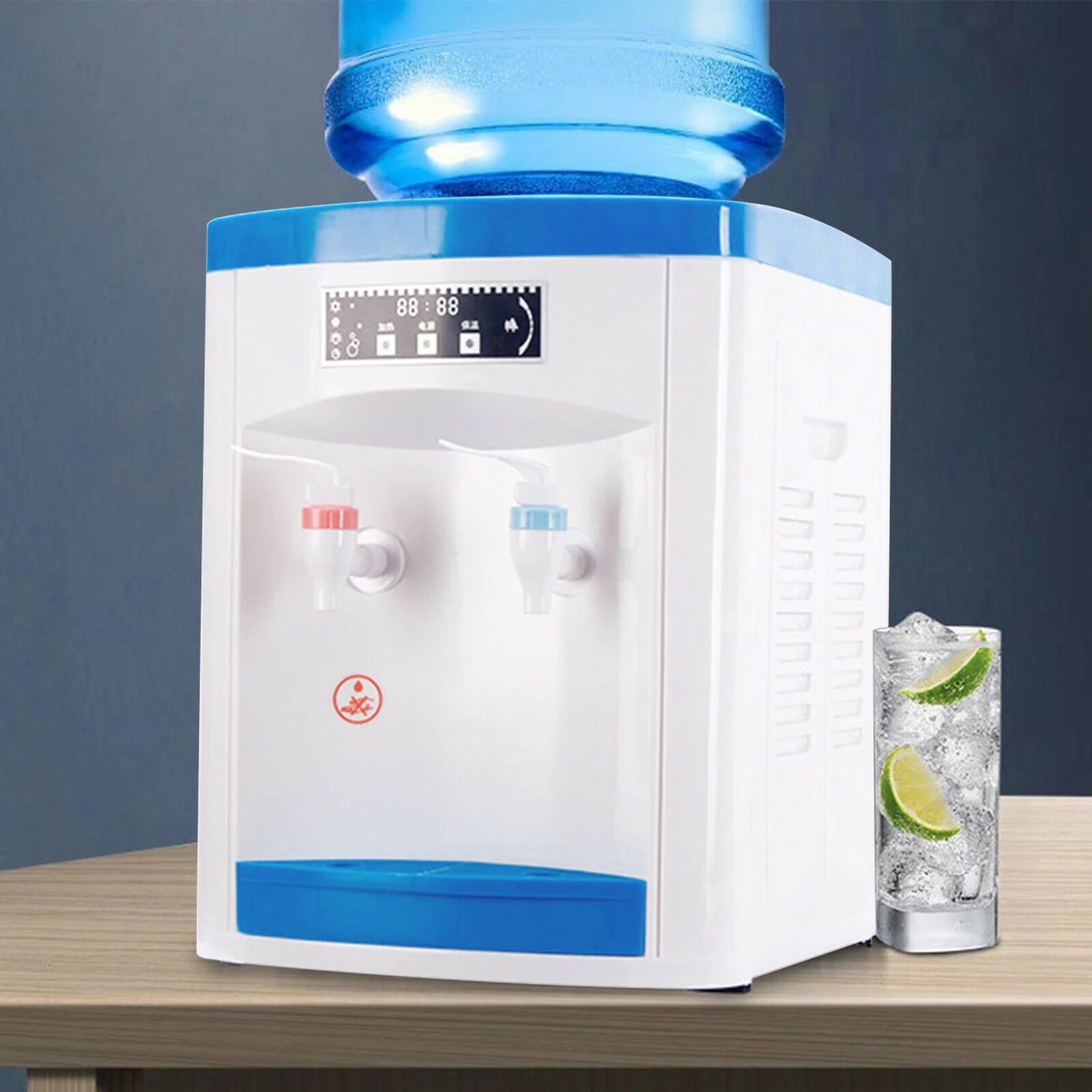 Mkyiongou 5 Gallon Top Loading Small Water Cooler Dispenser Cold/Hot Water Dispenser Home
