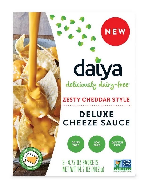 (Price/Case)Daiya 3DFU19-327461 Daiya Zesty Cheddar Style Deluxe Sauce Cheeze Sauce Dairy-Free Gluten-Free Soy-Free And Plant Based Pack Of 8