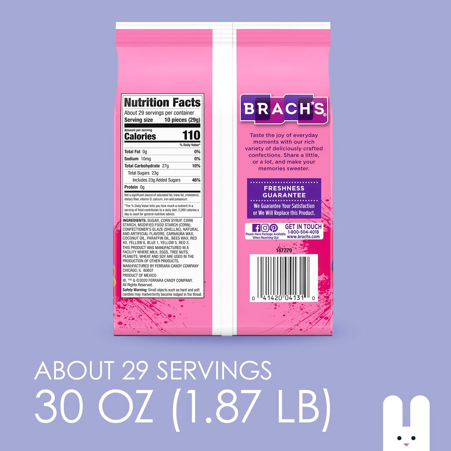 Brach's Classic Jelly Beans - 30-oz. Resealable Bag