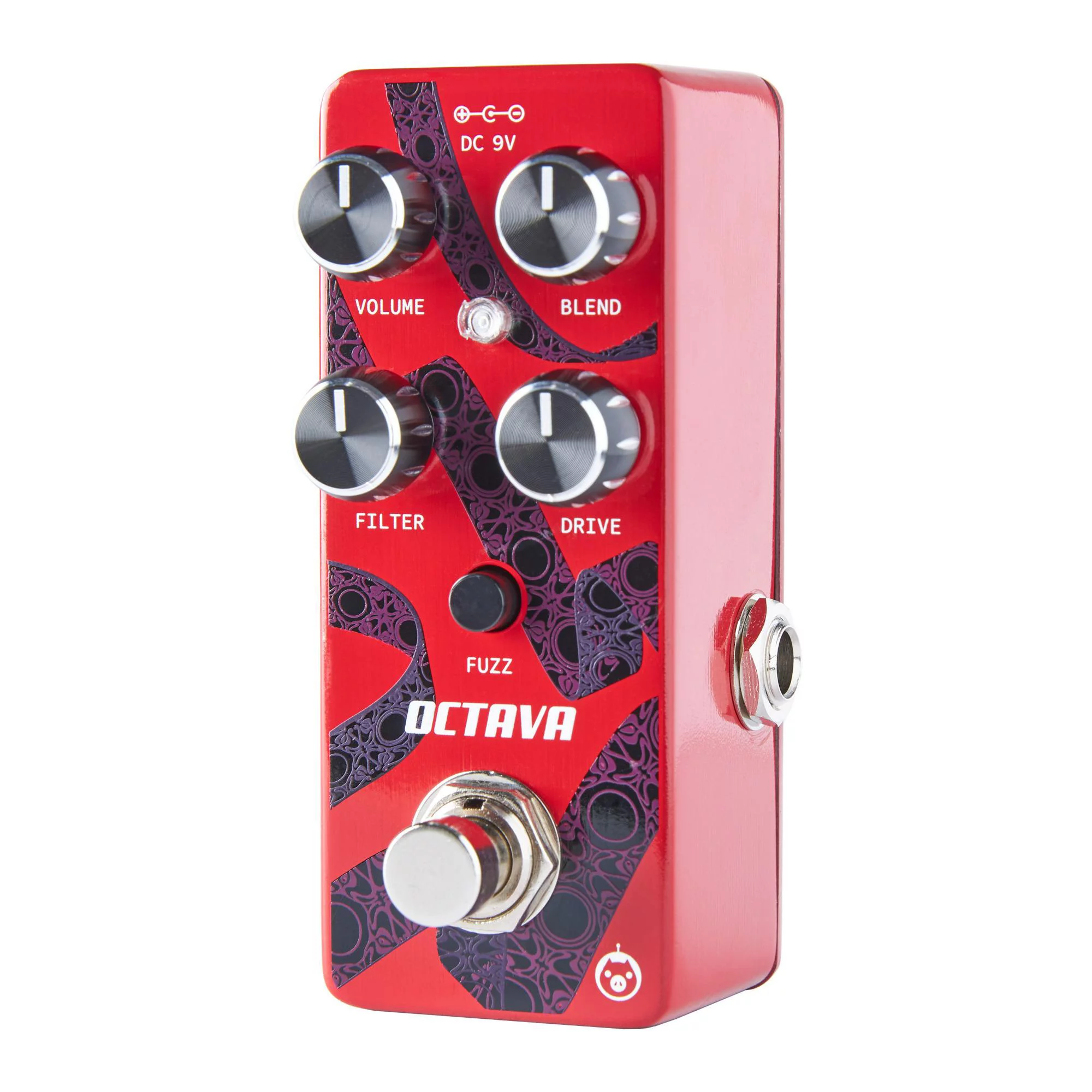 Pigtronix Octava Micro Fuzz & Distortion Effects Pedal Red