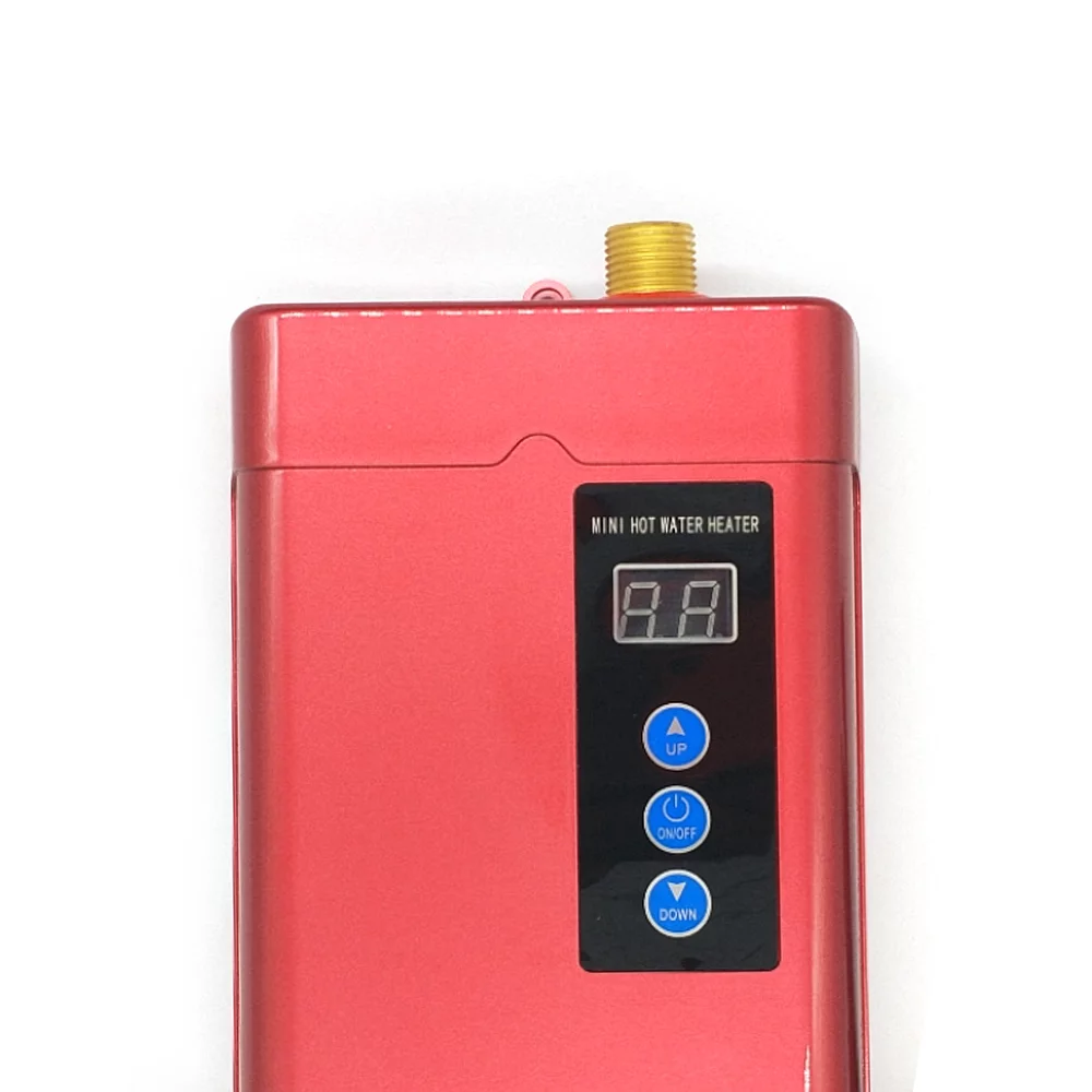 Miumaeov Electric Tankless Water Heater Instant Water Heater on Demand Smart Electric Tankless Hot Water Heater 3KW