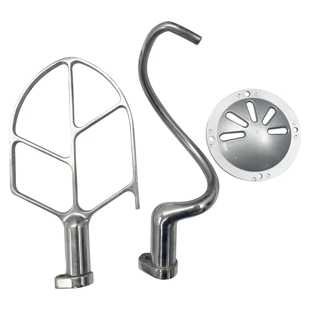 INTSUPERMAI Commercial Dough Mixer 11Qt 3 Speed Bakery Blender Stainless Steel