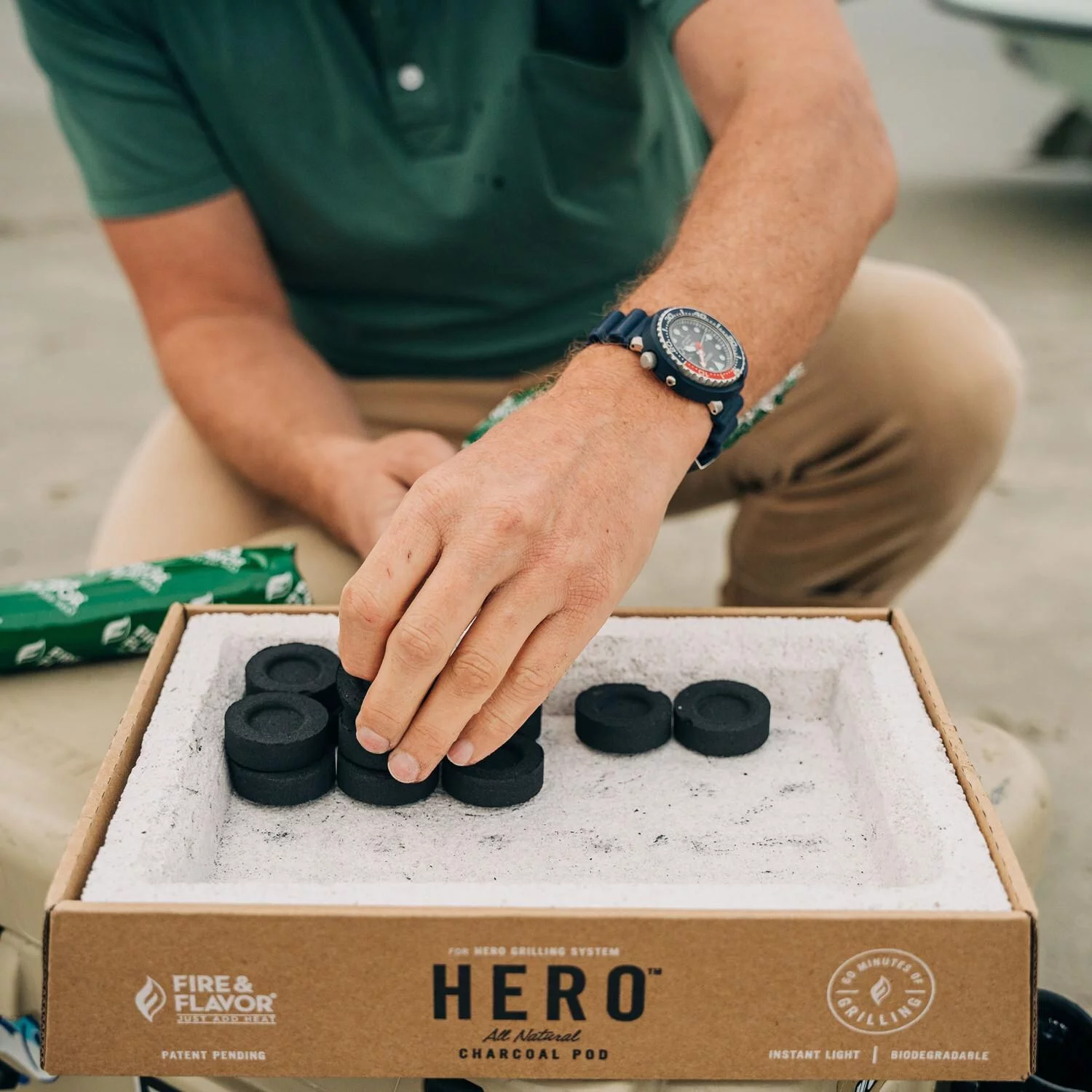 Fire & Flavor HERO Charcoal Briquets - FFG7