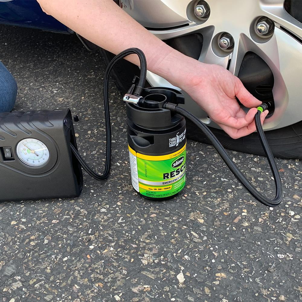 Slime Smart Spair Plus Flat Tire Repair Kit, 50138