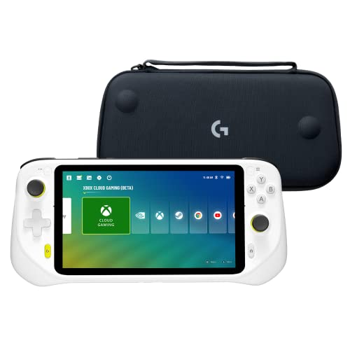 Logitech G Cloud Handheld Portable Gaming Console with Long-Battery Life, 1080P 7-Inch Touchscreen, Lightweight Design, Xbox Cloud Gaming, NVIDIA GeForce NOW, Google Play
