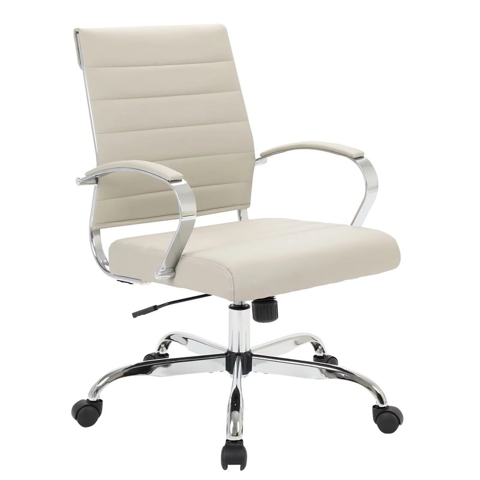 UrbanPro Modern Leatherette Executive Swivel Office Chair in Tan