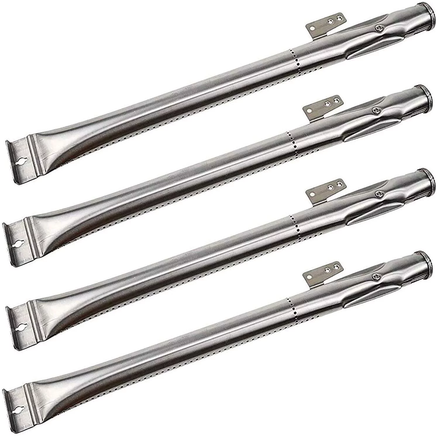 Replacement Parts for Nexgrill 720-0830H, 720-0830D, 720-0783E, 720-0888N, 720-0864 Gas Grills, Stainless Steel Tube Burner 14 7/8 inch, Set of 4