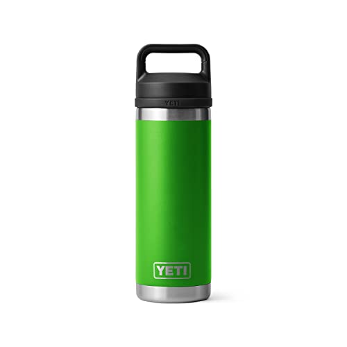 YETI Rambler 18 oz Bottle, Vacuum Insulated, Stainless Steel with Chug Cap, Sandstone Pink