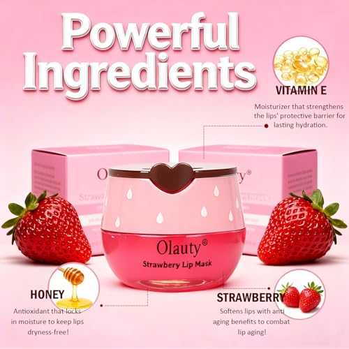 4 PCS Bee Lip Balm Honey Pot-Strawberry, Watermelon, Apple Lime, Honey Lip Mask Overnight Propolis Moisturizing,Vitamin E Prevention Cracked &Chapped Lips,Christmas Gifts Lip Balm