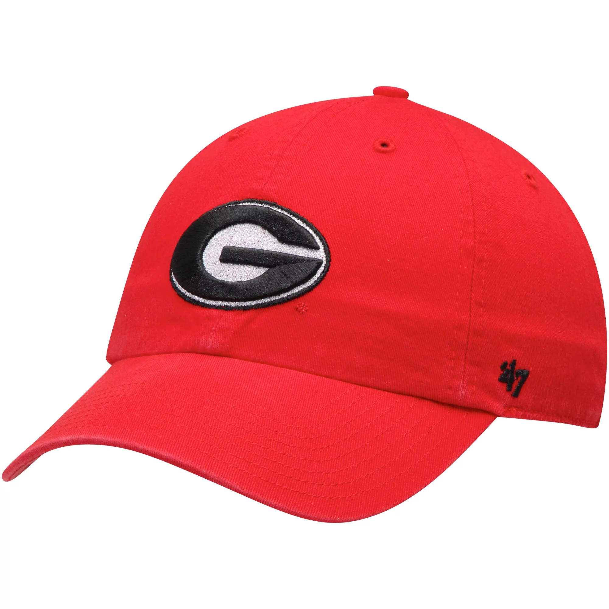 Men's '47 Red Georgia Bulldogs Vintage Clean Up Adjustable Hat - OSFA
