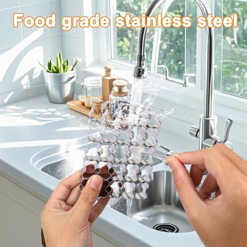 AIERSA Mini Gingerbread Cookie Cutter,Small Christmas Cookie Cutters,1 Inch Tiny Gingerbread Man Shapes Cookie Cutter,20 Cavity Metal Stainless Steel Christmas Cookie Cutters