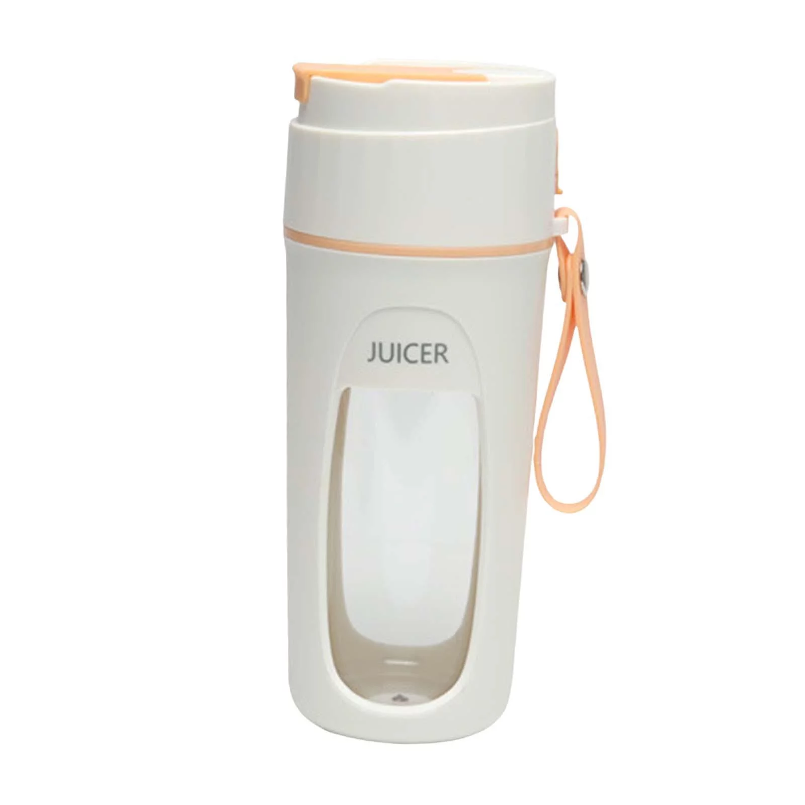 Electric Juicer Cup Personal Size Blenders 340ml Rechargeable 3000mAh Travel Juicer Cup for Shakes and Smoothies Picnic Kitchen Camping Home Orange