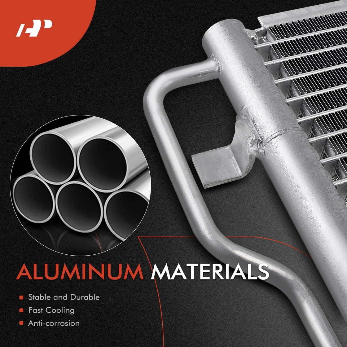 A-Premium Air Conditioning A/C Condenser Compatible with Chevrolet Impala, Caprice & Buick Roadmaster & Cadillac Fleetwood,60 Special, 4.3L 4.9L 5.7L, Replace# 4548, 52461315, 52472821