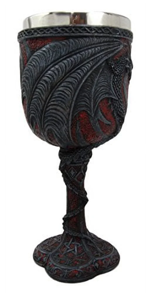 Atlantic Collectibles Celtic Dual Dragon Heart Vial Of Blood 7