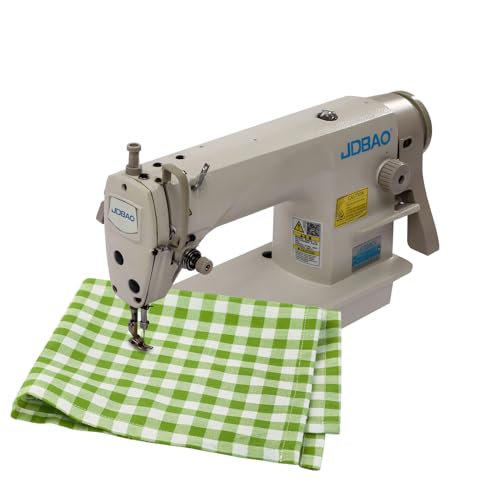 6500RPM Industrial Sewing Machine, Heavy Duty Commercial Grade Leather Upholstery Sewing Machine Pure Copper for Industrial Upholstery Sewing Beginners & Alteration Stores