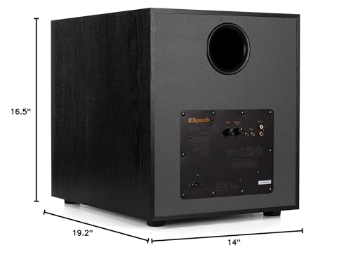 Klipsch R-120SW Subwoofer, Black