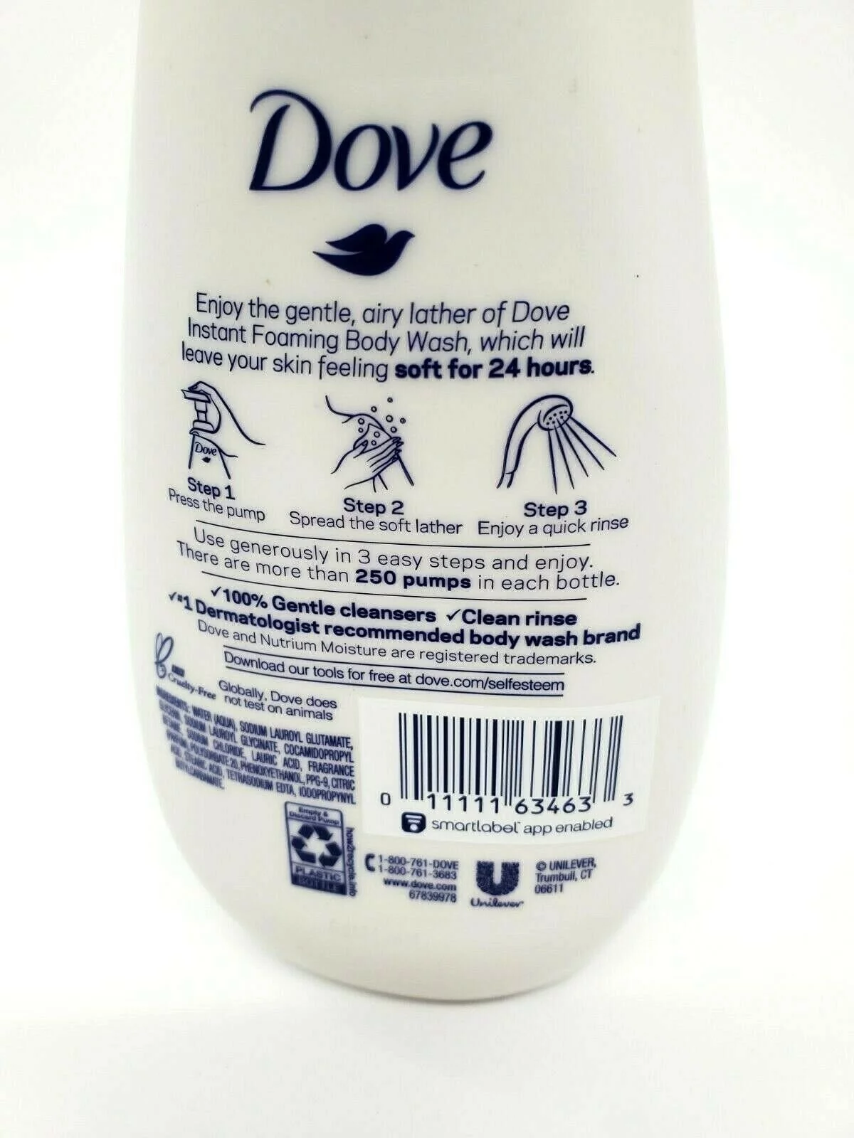 2 Pack Dove Go Fresh Cool Moisture Cucumber & Green Tea Scent Body Wash 12 Oz Ea