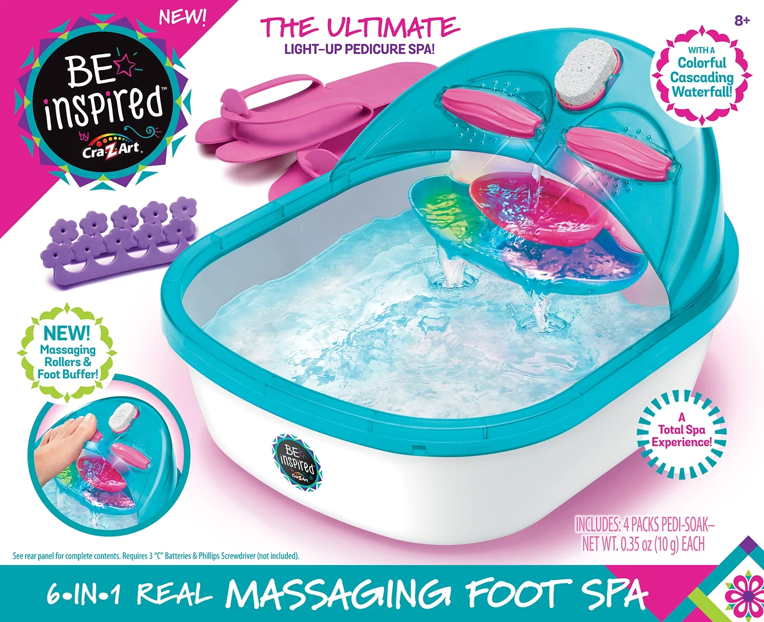Cra-Z-Art Be Inspired 6-1 Real Super Spa Salon - Perfect for a Boy or Girl