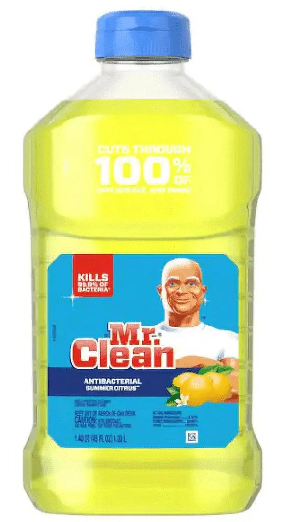 Mr. Clean 45 oz. Summer Citrus Scent Antibacterial Summer Citrus Scent All-Purpose Cleaner (3-Pack)