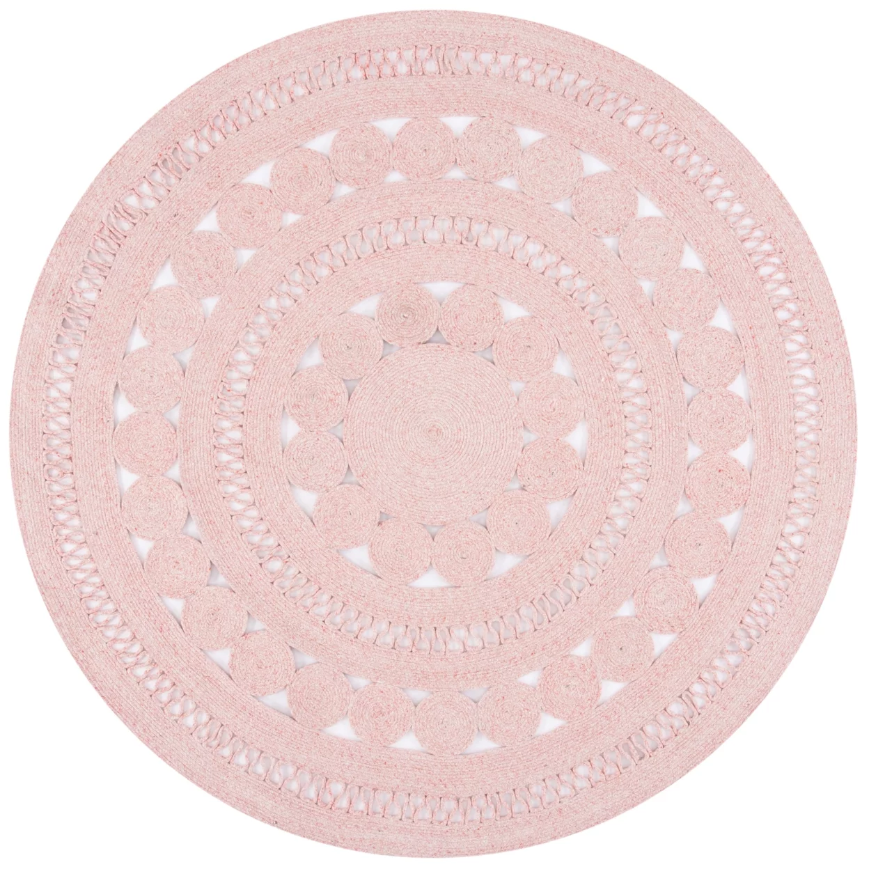 SAFAVIEH Cape Cod Collection CAP222U Handwoven Pink Rug