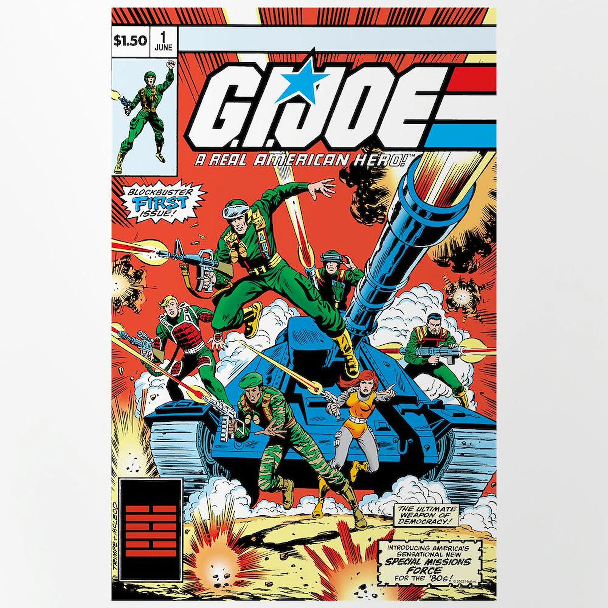 CafePress - G.I. Joe First Issue - Pint Glass, Drinking Glass, 16 oz. CafePress