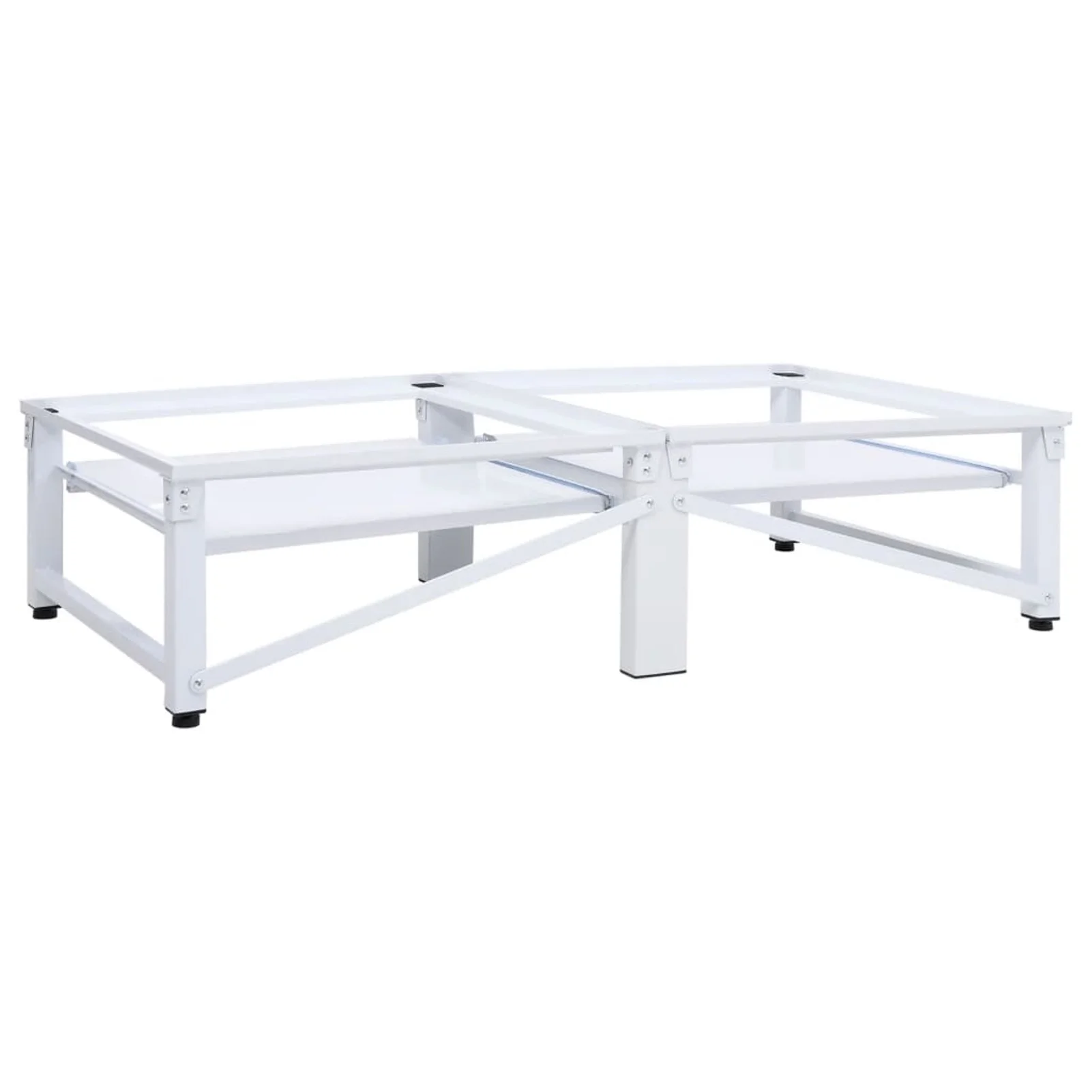 ikayaa Washing Machine Stacking Kit with Pull-Out Shelf