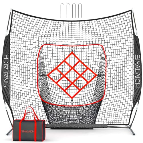 7 x 7 ft Baseball & Softball Hitting Net,Pitching Swing Practice net