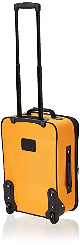 Rockland Fashion Expandable Softside Upright Luggage Set, Charcoal, 2-Piece (14/19)