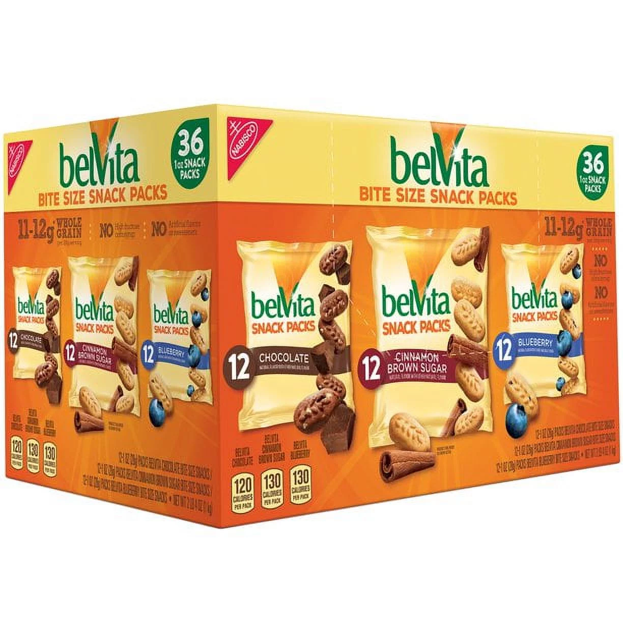 belVita Bites Variety Pack Mini Breakfast Biscuits (1 oz., 36 pk.)