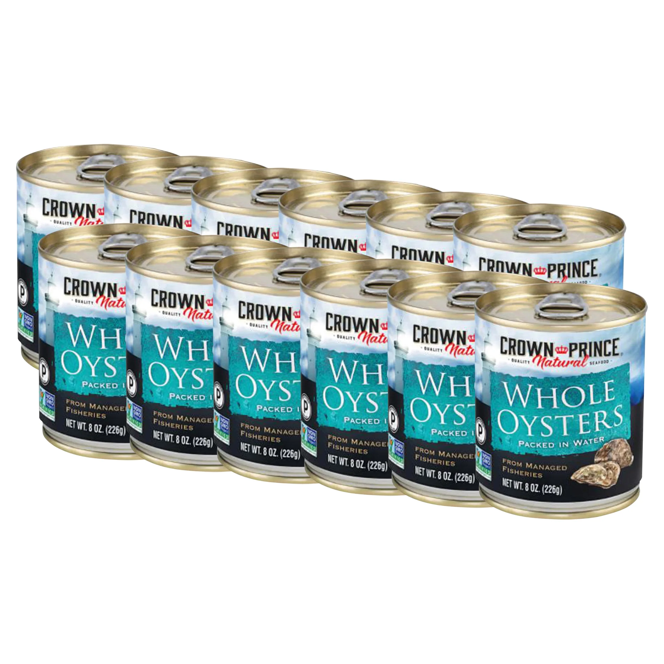 CROWN PRINCE NATURAL SEAFOOD WHOLE BOILED OYSTERS