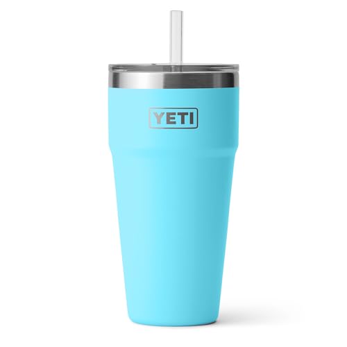 YETI Rambler 26 oz Straw Cup, Vacuum Insulated, Stainless Steel with Straw Lid