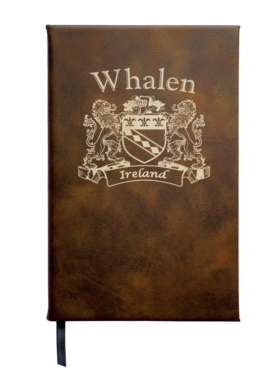 Whalen Irish Coat of Arms Leather Journal