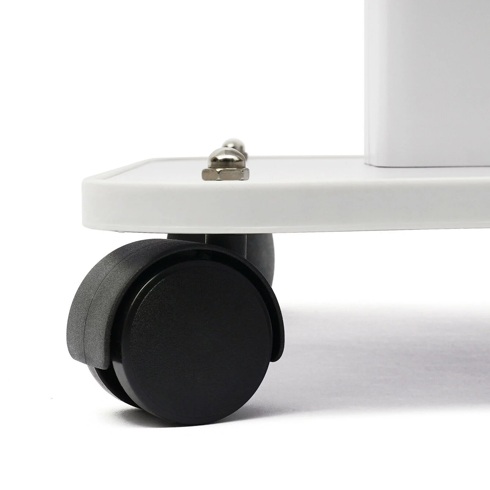 SHZICMY Beauty Salon Trolley Cart Pedestal Rolling Cart Salon Spa Stand Roller Trolley with Wheel Beauty Instrument Tray Rolling Cart