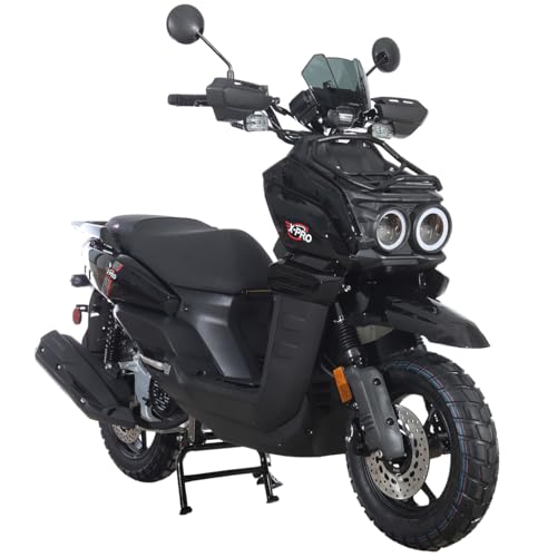 X-PRO Gas Adult Moped Tank 200 Gas Moped Street Bike,12